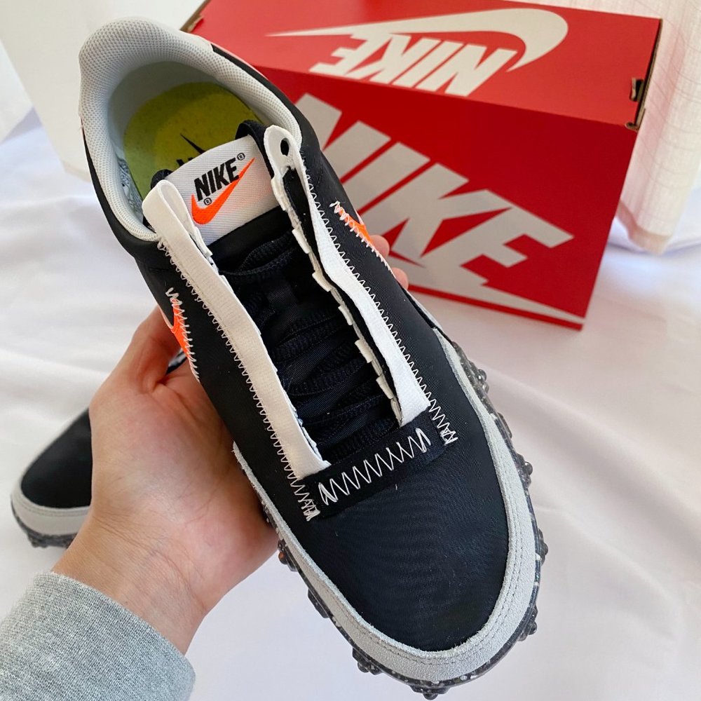 Nike Waffle Racer Crater Photon Dust Crimson Grey Black Women Shoes CT19… - Picture 6 of 8